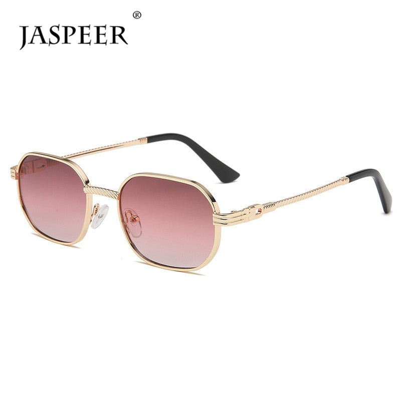 Men Punk Oval Sunglasses