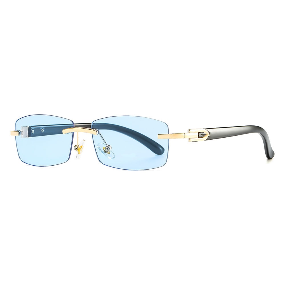 Vintage Shades Driving Rimless Sun Glass