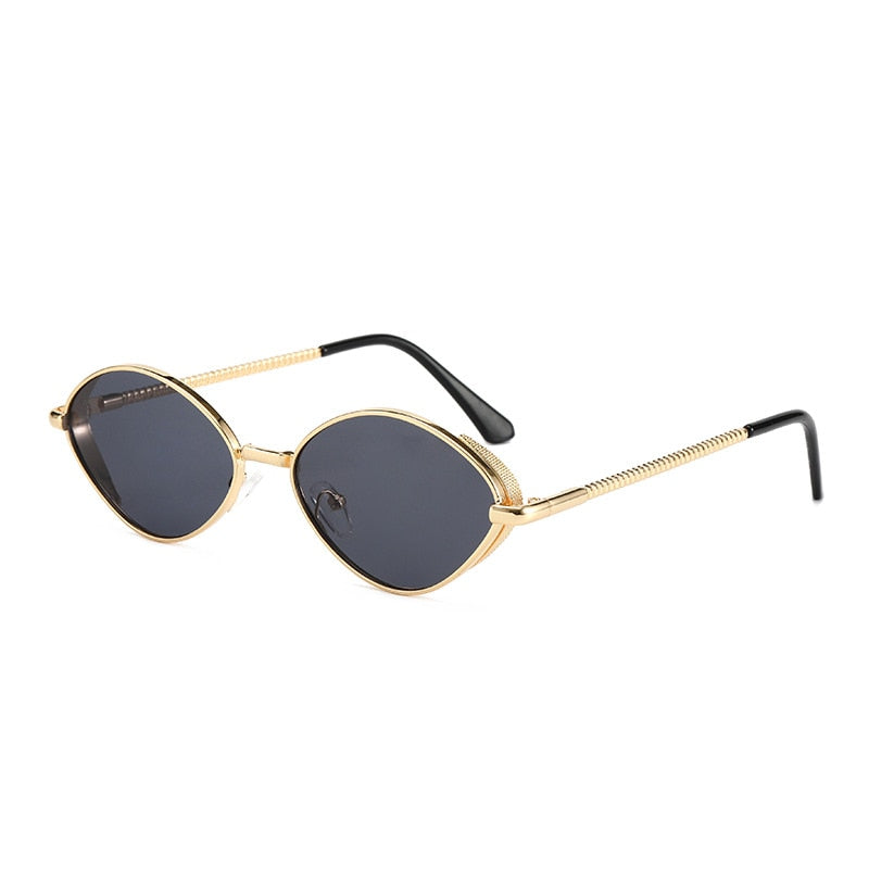 Retro Vintage Oval Metal Eyewear Glasses