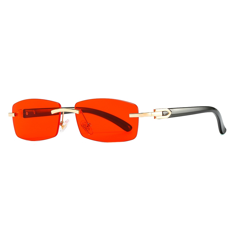 Vintage Shades Driving Rimless Sun Glass