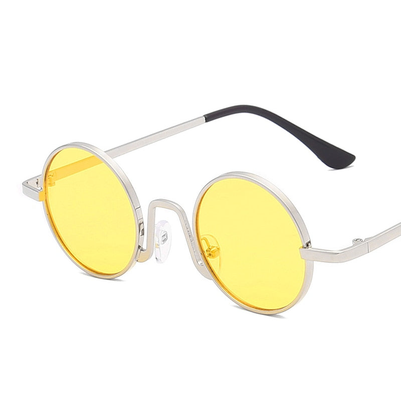 Punk Round Retro Sunglasses For Men