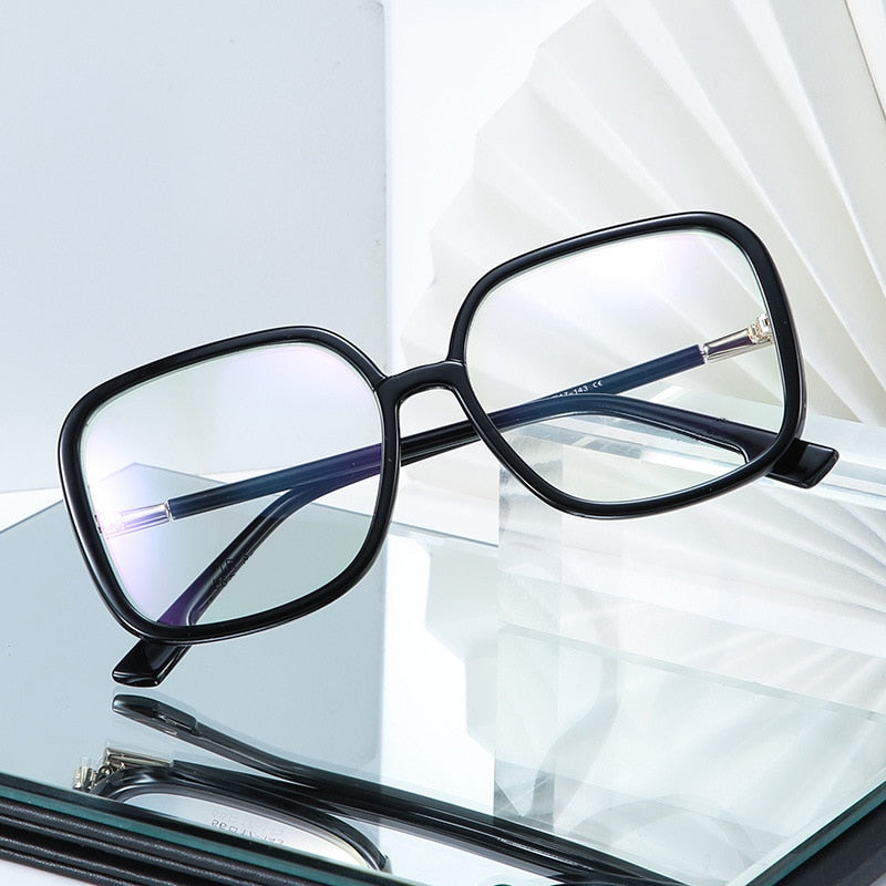 Oversize Square Anti-blue Glasses