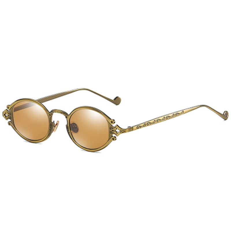 Round Vintage Men Sun Glasses