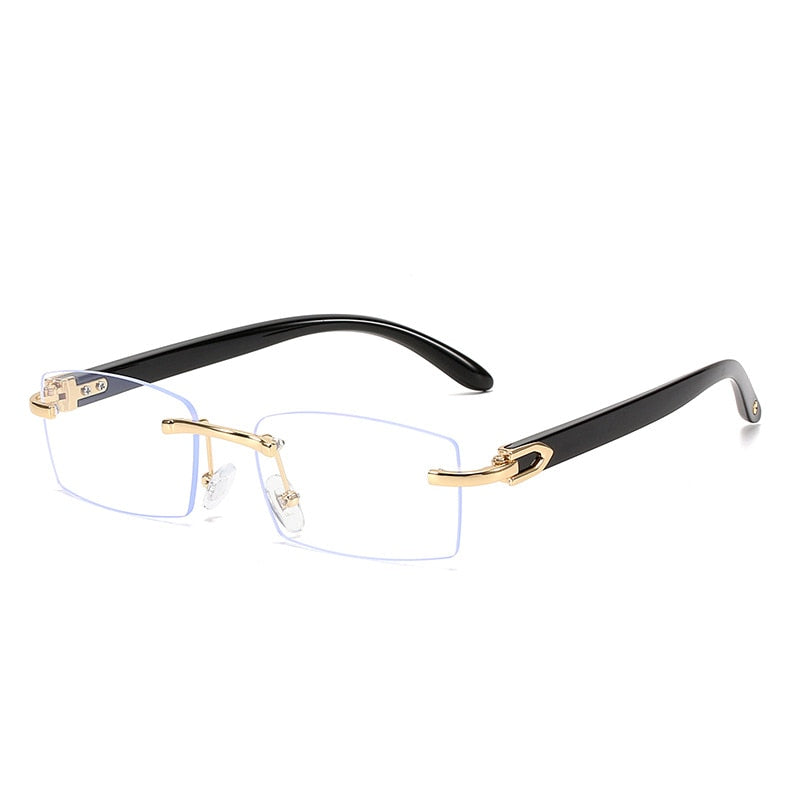 Vintage Shades Driving Rimless Sun Glass