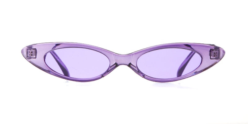 Skinny Narrow Cat Eye Sunglasses