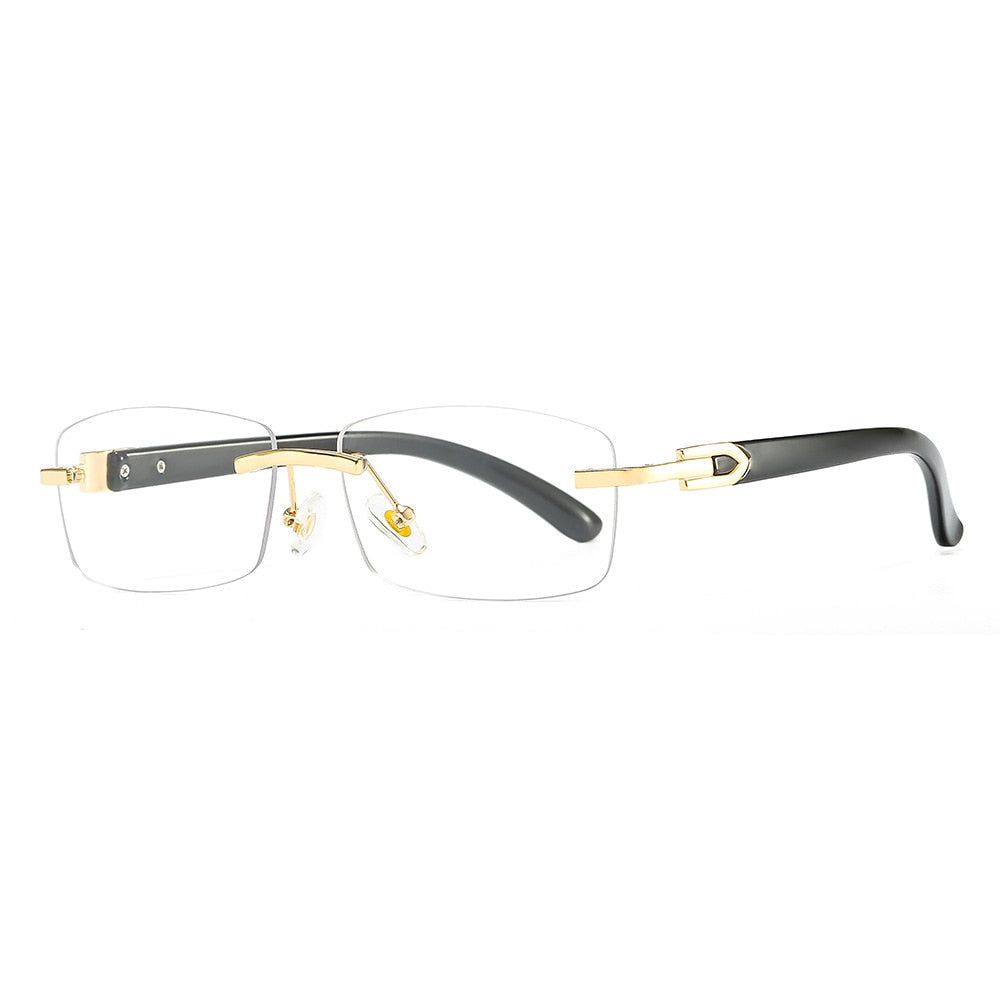 Brand Designer Rimless Sun Glasses