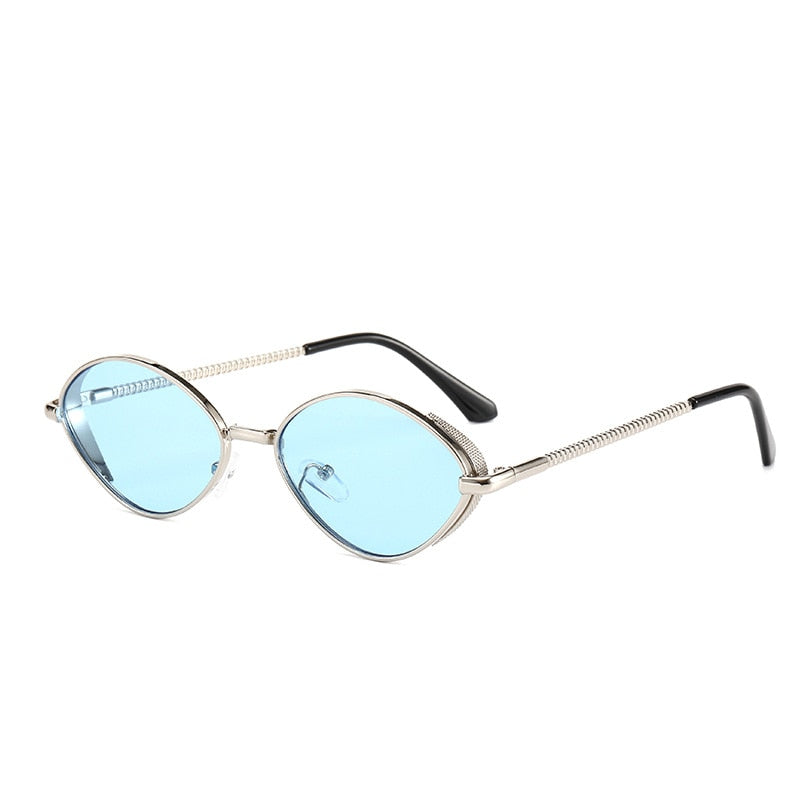 Retro Vintage Oval Metal Eyewear Glasses