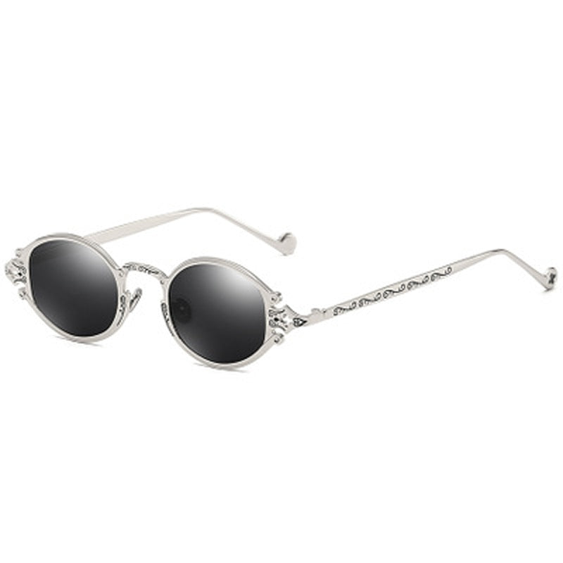 Round Vintage Men Sun Glasses