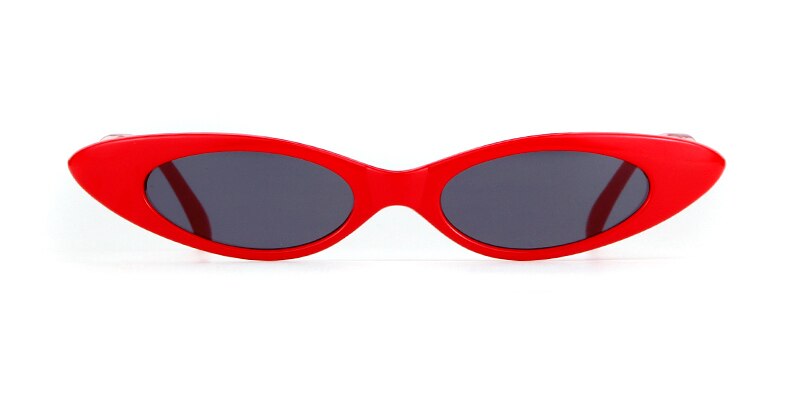 Skinny Narrow Cat Eye Sunglasses