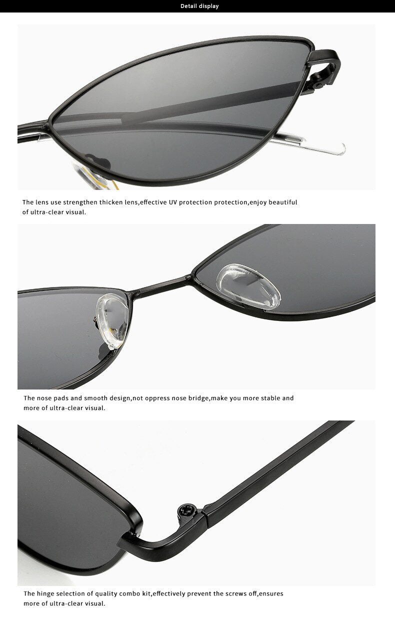 Cat Eye Retro Sunglasses for Women