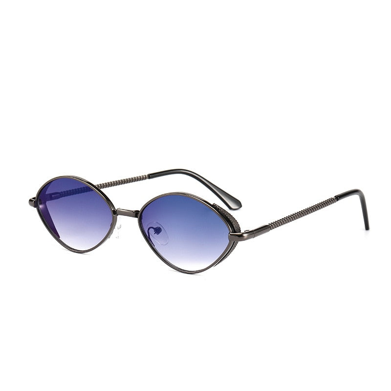 Retro Vintage Oval Metal Eyewear Glasses