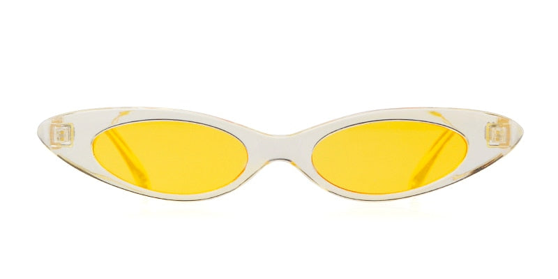 Skinny Narrow Cat Eye Sunglasses
