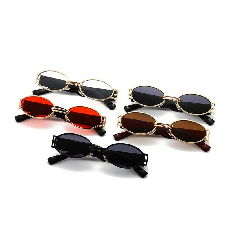 Men Brand Designer Steampunk Sun Glasses