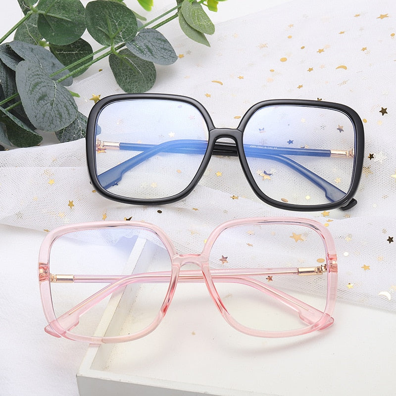 Oversize Square Anti-blue Glasses