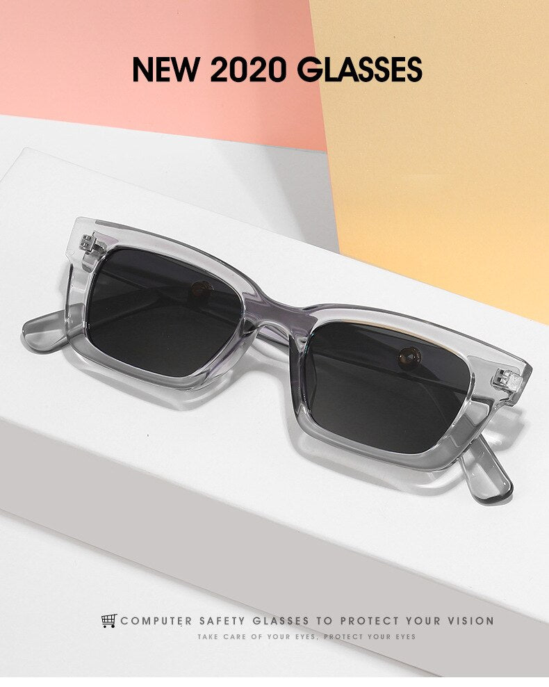 Rectangle Celebrity Jennie Sunglasses for Women