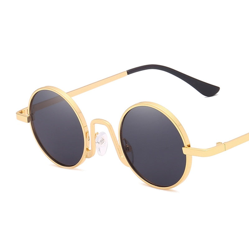 Punk Round Retro Sunglasses For Men