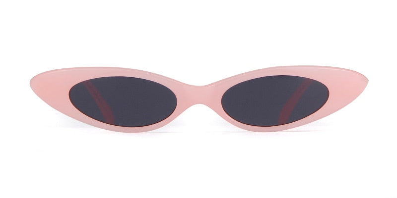 Skinny Narrow Cat Eye Sunglasses