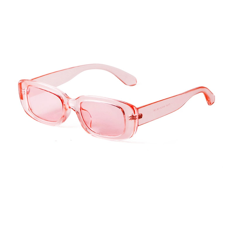 Retro Narrow Rectangle Women Sunglasses
