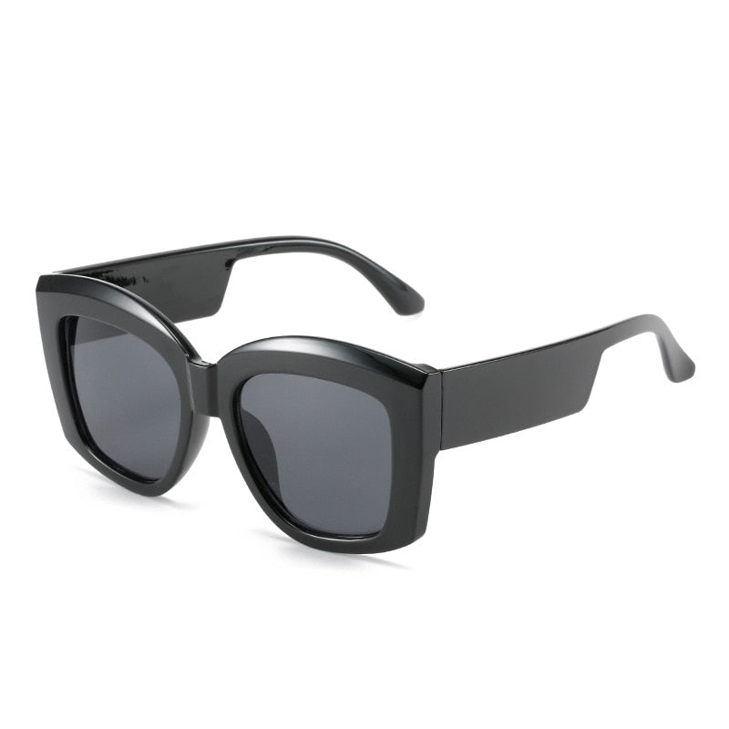 Big Purple Women Square Glasses