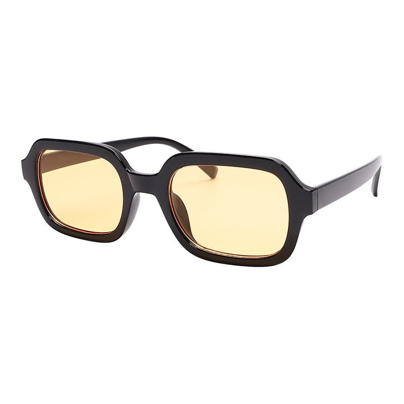 Men Rectangle Classic Sun Glasses