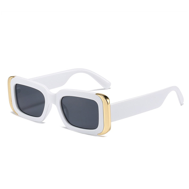 Men Gradient Rectangle Sun Glasses