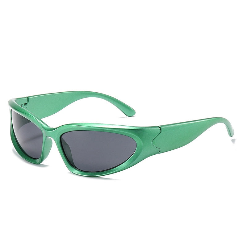 Vintage Outdoor Sports Oval Sun Glasses