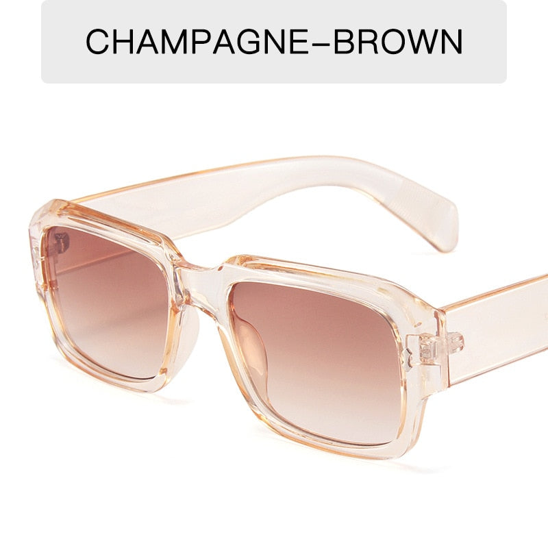 Vintage Women Square Sun Glasses