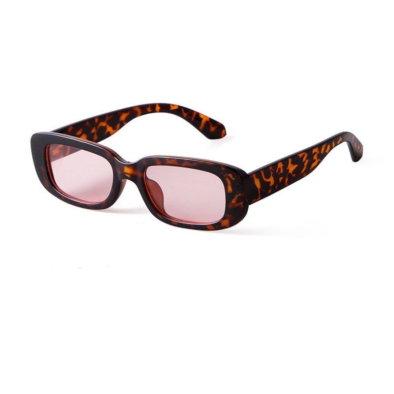 Retro Narrow Rectangle Women Sunglasses