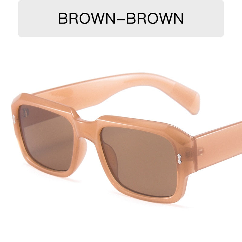 Vintage Women Square Sun Glasses