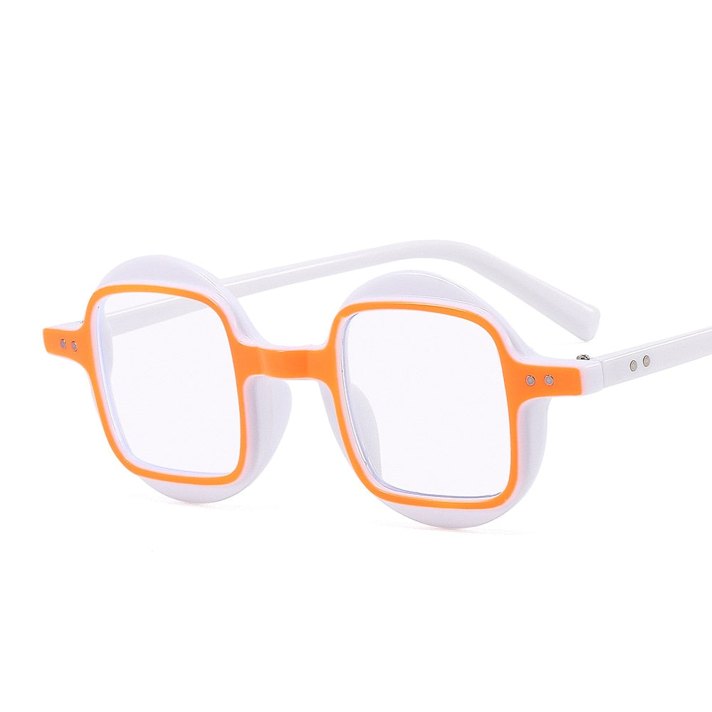 Round Clear Gradient Lens Shades
