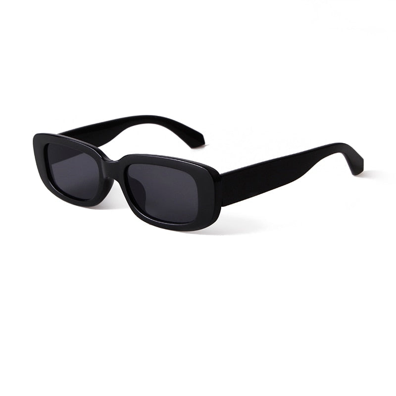 Retro Narrow Rectangle Women Sunglasses
