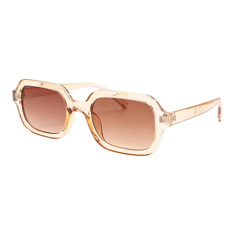 Men Rectangle Classic Sun Glasses