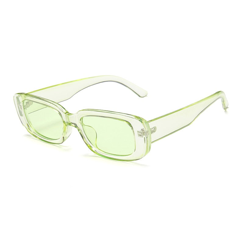 Retro Narrow Rectangle Women Sunglasses