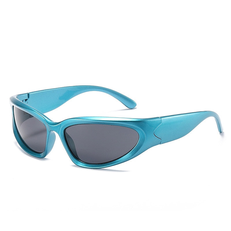 Vintage Outdoor Sports Oval Sun Glasses