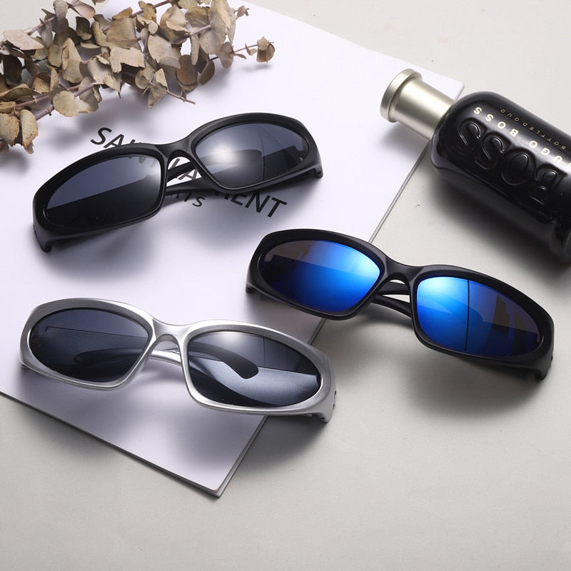 Vintage Outdoor Sports Oval Sun Glasses
