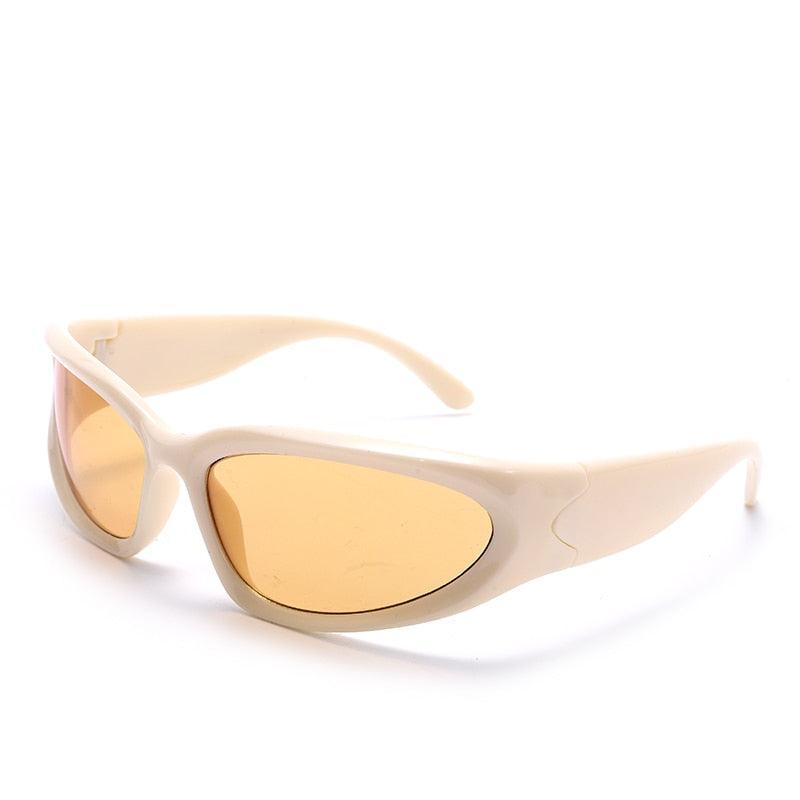 Vintage Outdoor Sports Oval Sun Glasses
