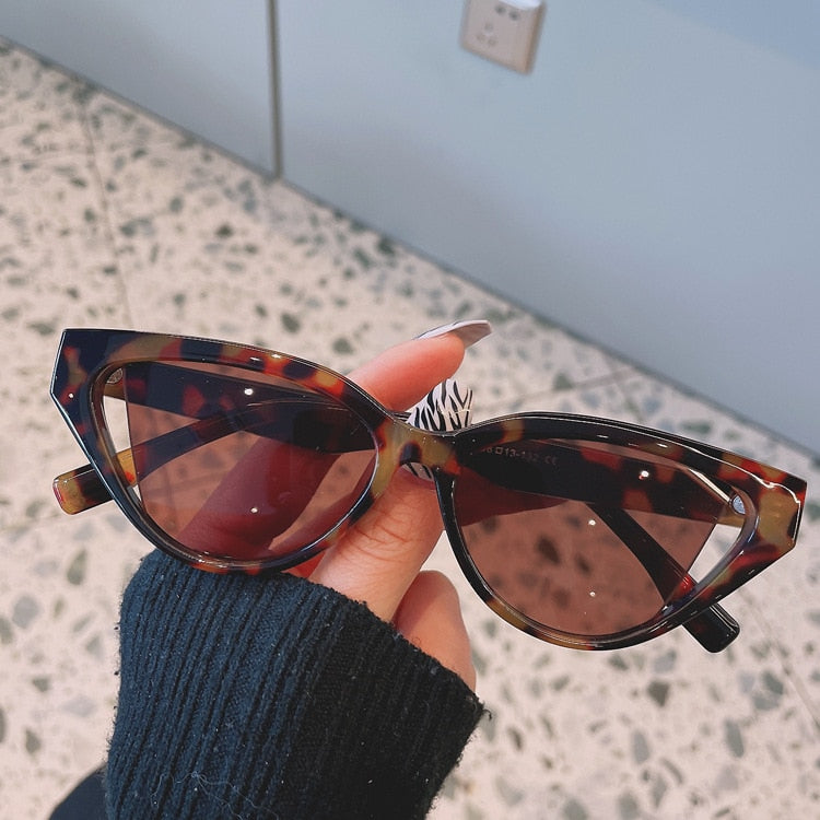 Fashion Green Cat Eye Sunglasses
