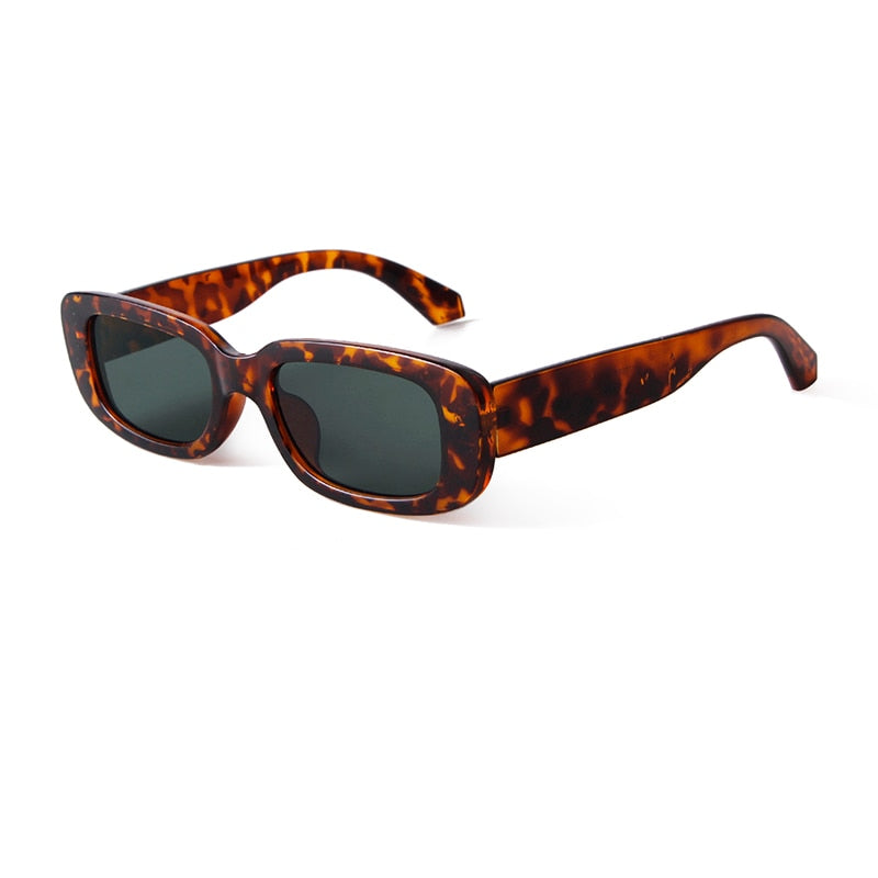 Retro Narrow Rectangle Women Sunglasses