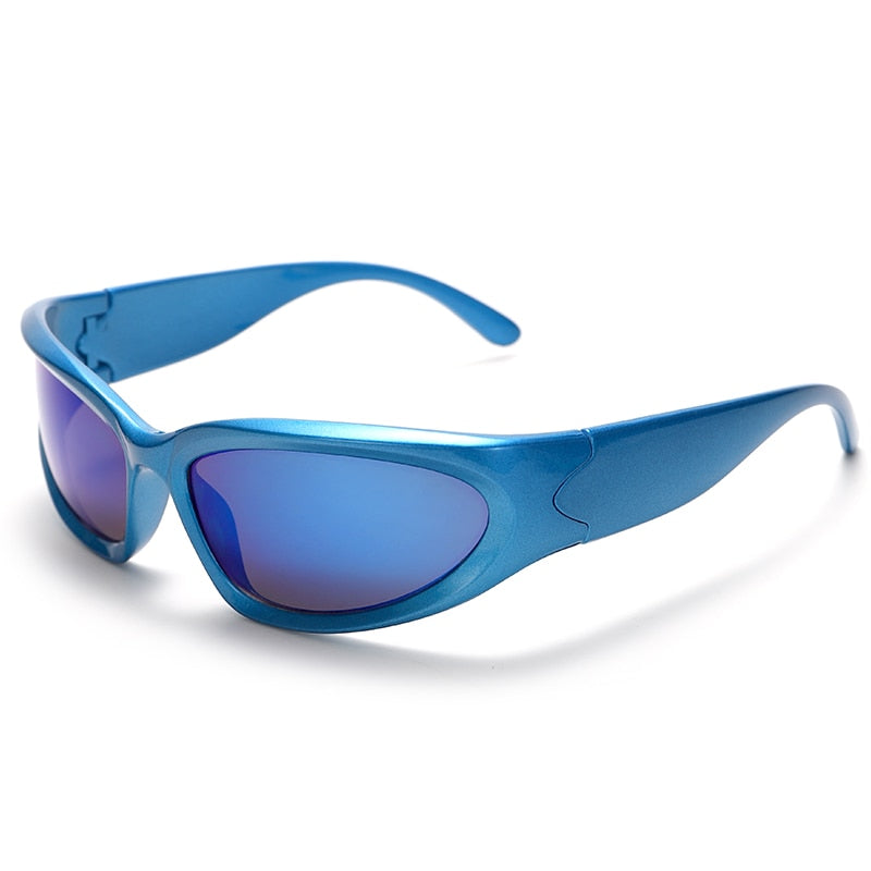 Vintage Outdoor Sports Oval Sun Glasses