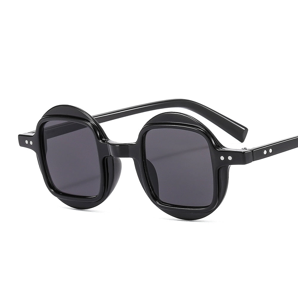Round Clear Gradient Lens Shades