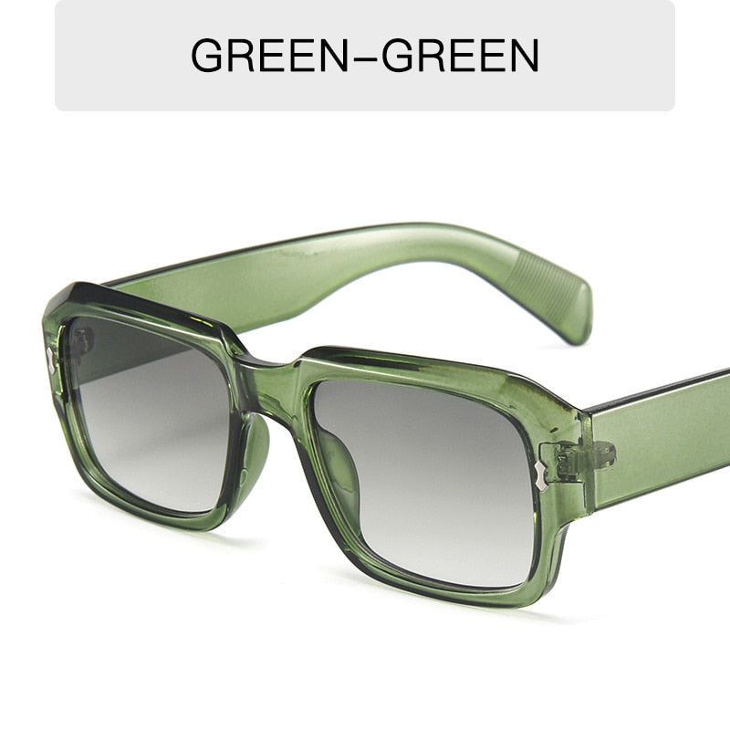 Vintage Women Square Sun Glasses