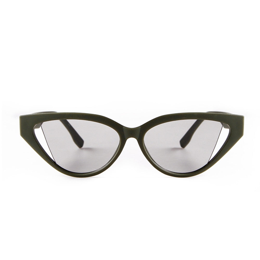 Fashion Green Cat Eye Sunglasses