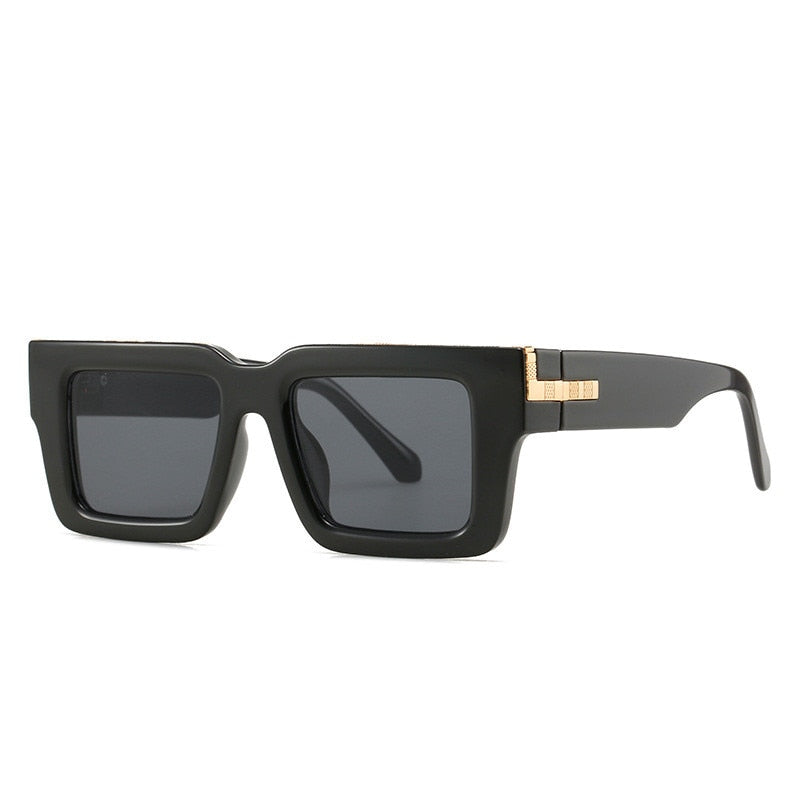 Men Colorful Rectangle Sunglasses