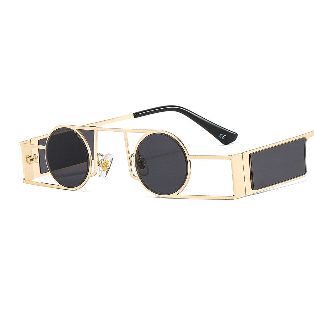 Brand Designer Round Men Sun Glasses