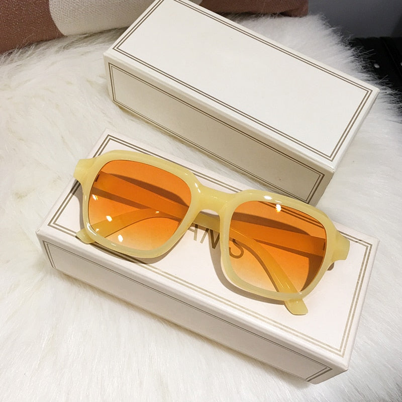 Green Square Sunglasses for Women
