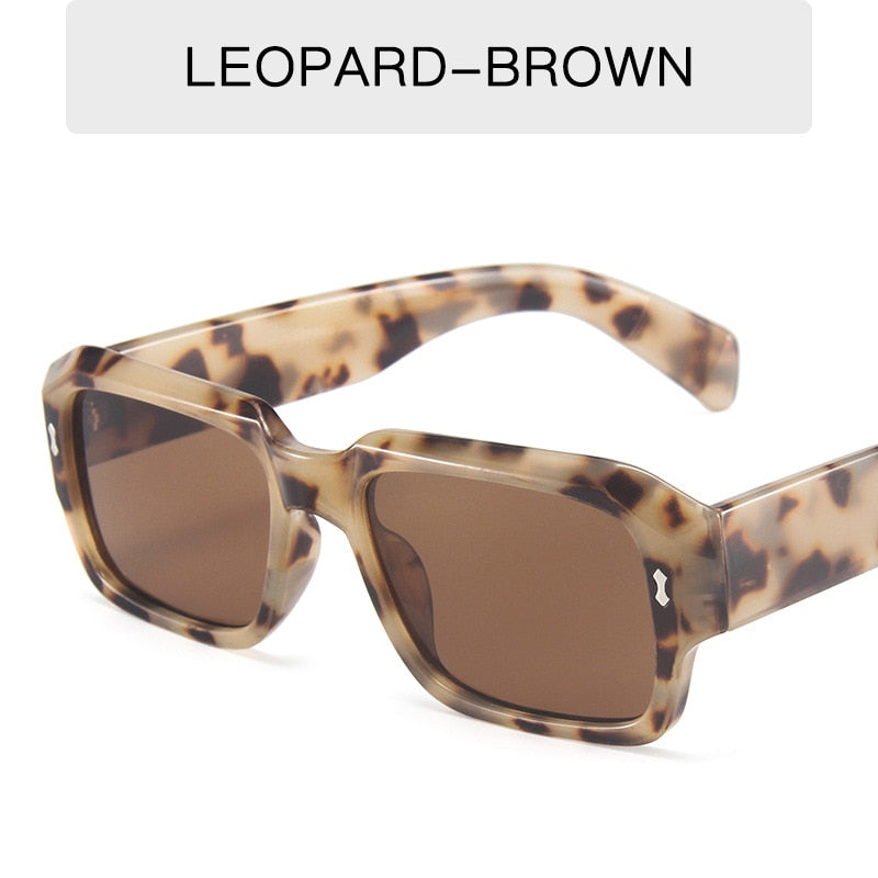 Vintage Women Square Sun Glasses