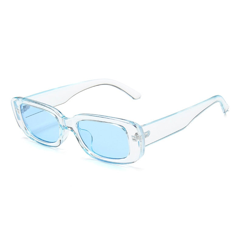 Retro Narrow Rectangle Women Sunglasses