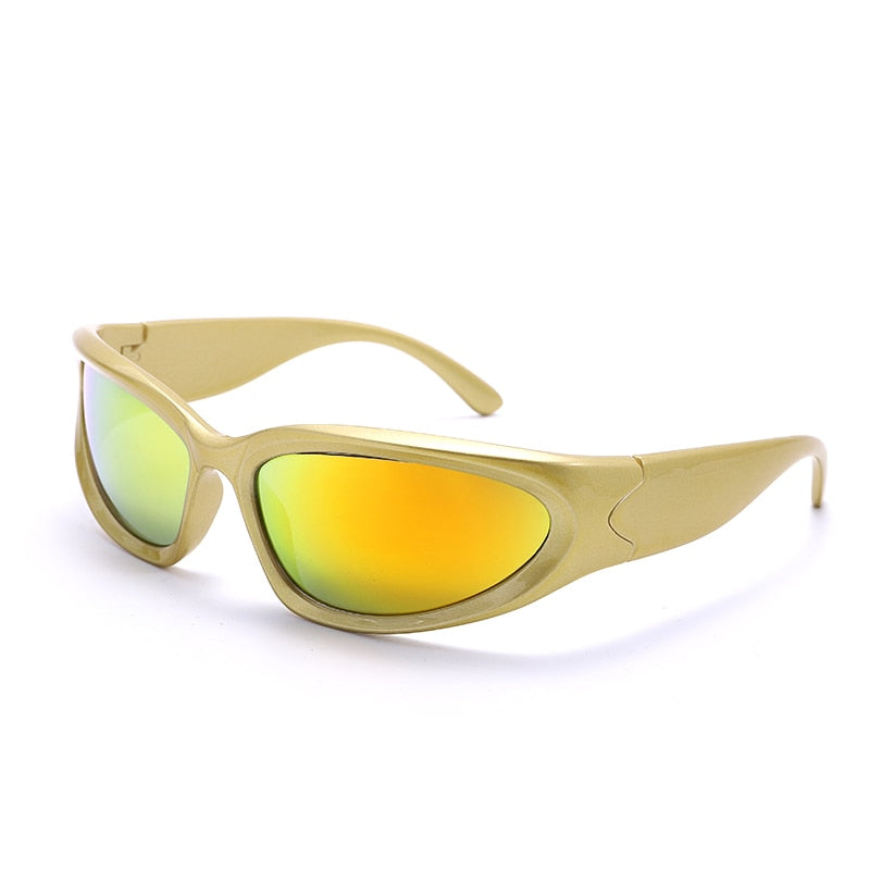 Vintage Outdoor Sports Oval Sun Glasses