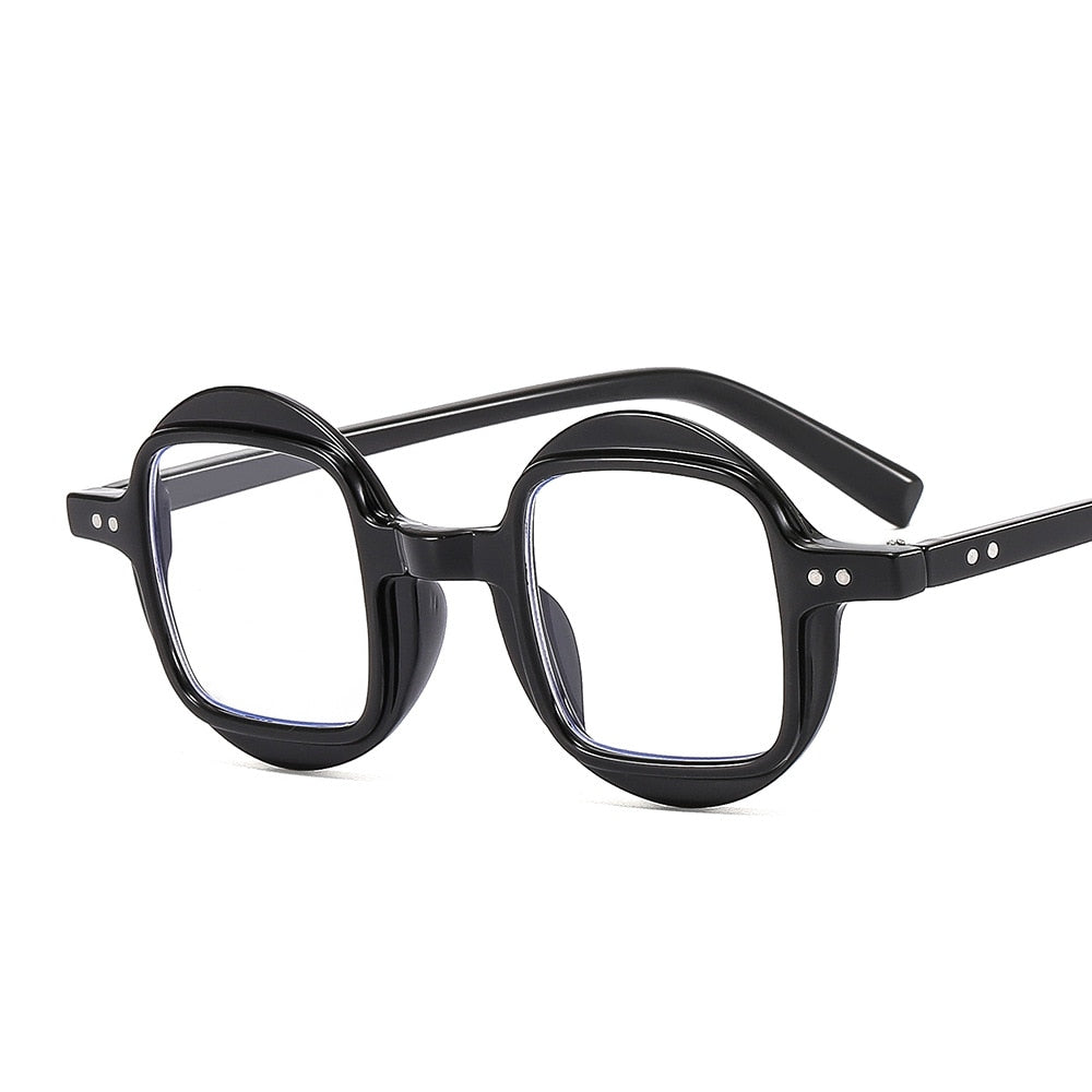 Round Clear Gradient Lens Shades