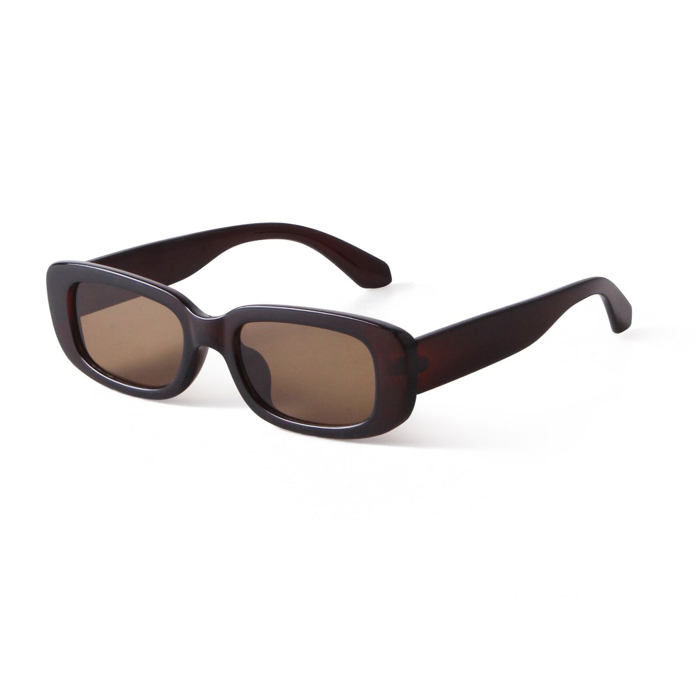 Retro Narrow Rectangle Women Sunglasses